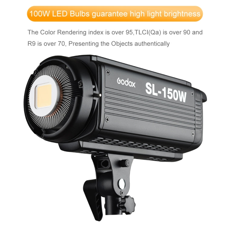 Godox SL150W 150W 5600K Daylight-balanced LED Light Studio Continuous Photo Video Light(UK Plug) - Camera Accessories by Godox | Online Shopping UK | buy2fix