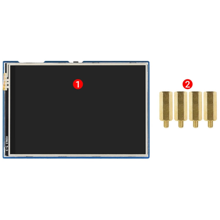 WAVESHARE 3.5 inch 65K Colors 480 x 320 Touch Display Module for Raspberry Pi Pico, SPI Interface - LCD & LED Display Module by WAVESHARE | Online Shopping UK | buy2fix