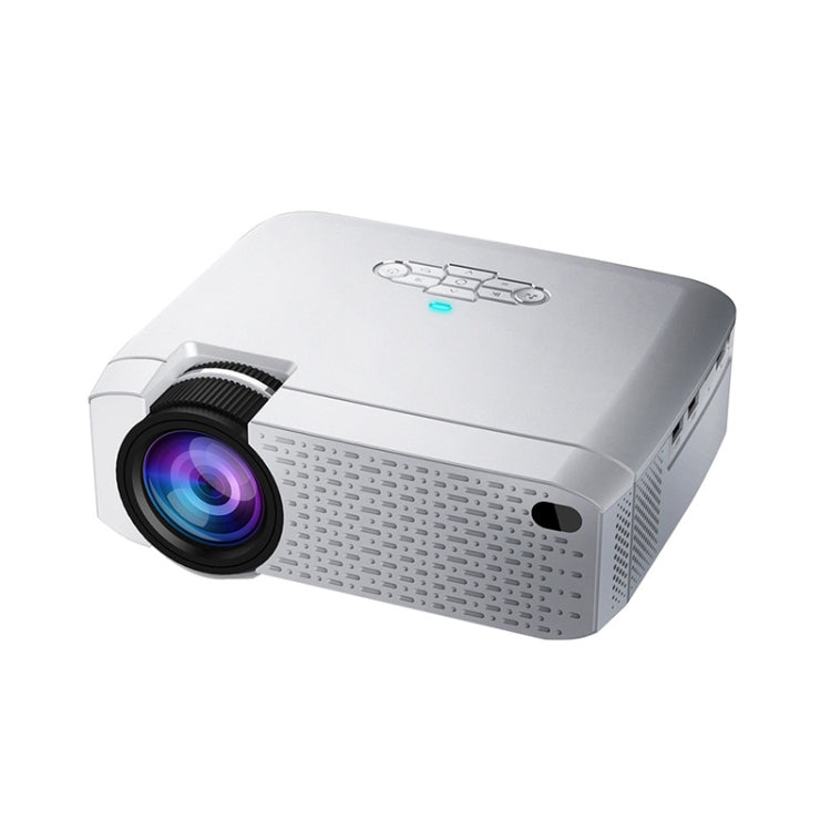 D40S 1600 Lumens Portable Home Theater LED HD Digital Projector (Silver) - LED Projector by buy2fix | Online Shopping UK | buy2fix