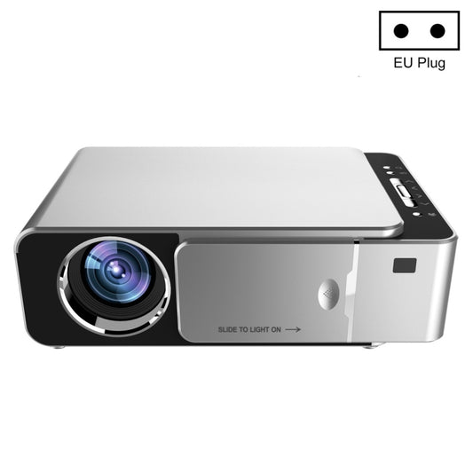 T6 2000ANSI Lumens Mini Theater Projector, Android 7.1 RK3128 Quad Core, 1GB+8GB, EU Plug(Silver) - Consumer Electronics by buy2fix | Online Shopping UK | buy2fix