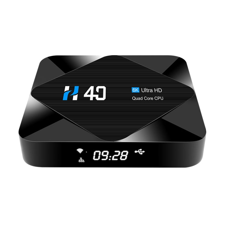 H40 4K Ultra HD Smart TV BOX Android 10.0 Media Player with Remote Control, Quad-core, RAM: 4GB, ROM: 32GB(EU Plug) - Amlogic S905 by buy2fix | Online Shopping UK | buy2fix