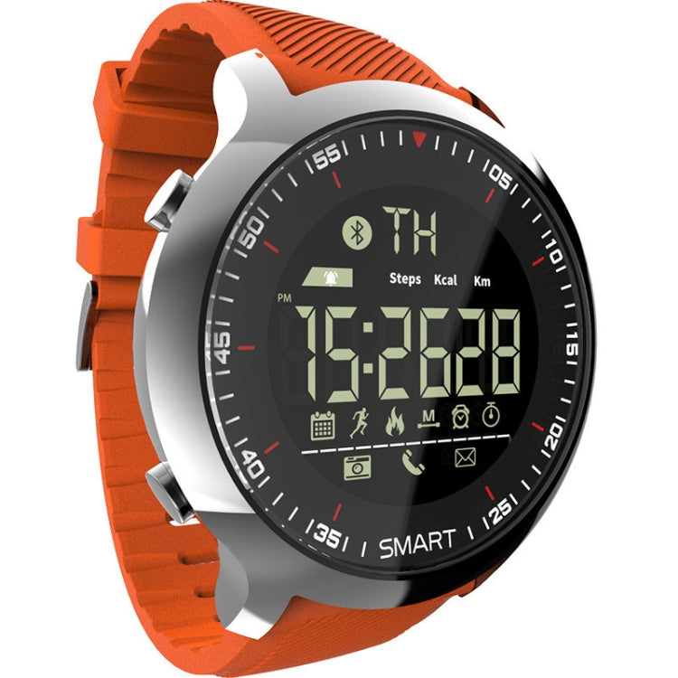 Lokmat MK18 1.1 inch Circle Screen IP68 Waterproof Smart Watch, Support Information Reminder / Remote Camera / Walking Motion Monitor(Orange) - Smart Watches by Lokmat | Online Shopping UK | buy2fix