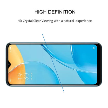 For OPPO A15s Full Glue Full Screen Tempered Glass Film - OPPO & vivo Accessories by buy2fix | Online Shopping UK | buy2fix