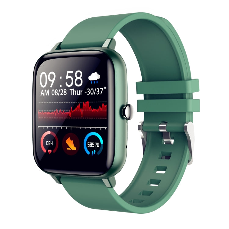 P6 1.54 inch TFT Color Screen IP68 Waterproof Smart Bracket, Support Bluetooth Call / Sleep Monitoring / Heart Rate Monitoring(Green) - Smart Wear by buy2fix | Online Shopping UK | buy2fix