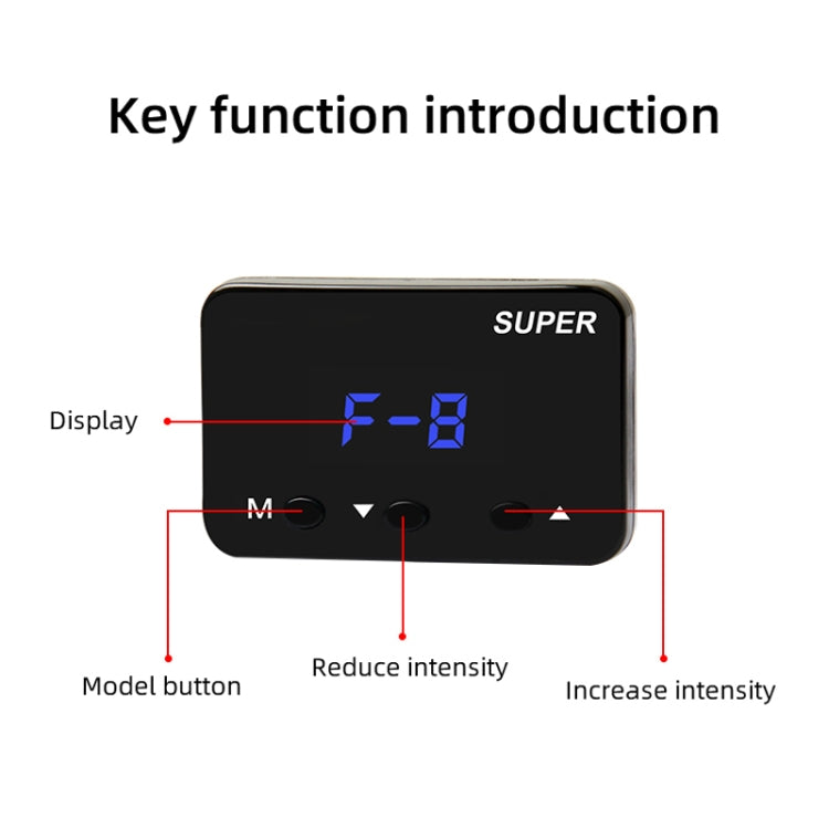 For Hyundai Accent 2011-2015 Car Potent Booster Electronic Throttle Controller - In Car by buy2fix | Online Shopping UK | buy2fix