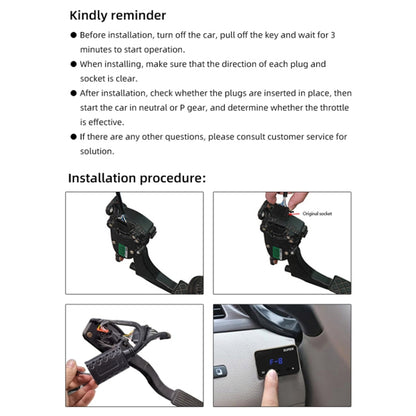 For Mitsubishi L200 2005-2015 Car Potent Booster Electronic Throttle Controller - In Car by buy2fix | Online Shopping UK | buy2fix