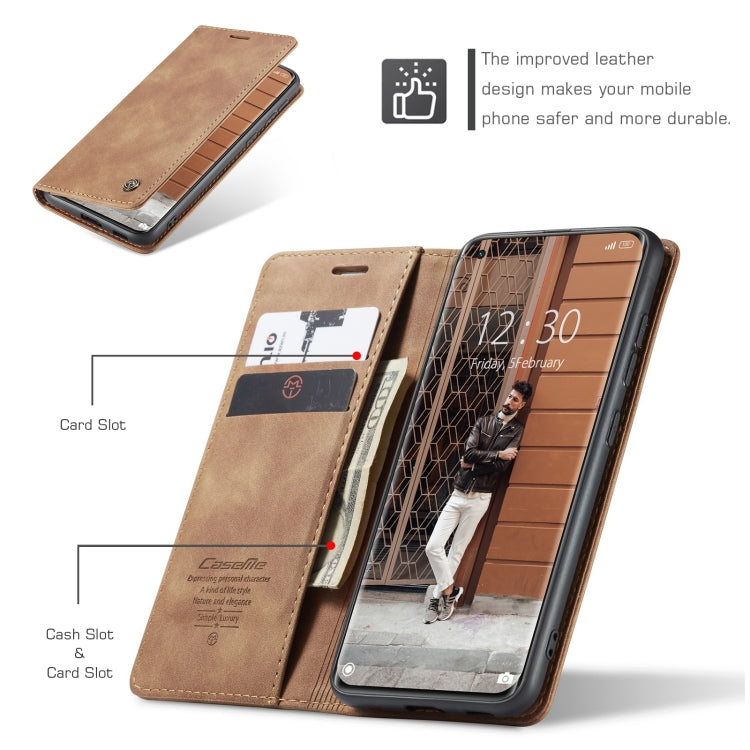 For Xiaomi Mi 11 CaseMe 013 Multifunctional Horizontal Flip Leather Case with Holder & Card Slot & Wallet(Brown) - Xiaomi Cases by CaseMe | Online Shopping UK | buy2fix