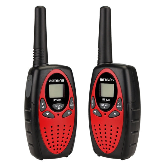 1 Pair RETEVIS RT628 0.5W US Frequency 462.550-467.7125MHz 22CHS Handheld Children Walkie Talkie(Red) - Consumer Electronics by RETEVIS | Online Shopping UK | buy2fix