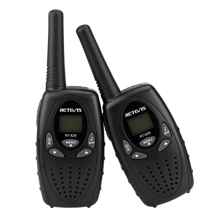 1 Pair RETEVIS RT628 0.5W EU Frequency 446MHz 8CHS Handheld Children Walkie Talkie(Black) - Children by RETEVIS | Online Shopping UK | buy2fix