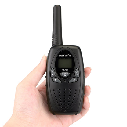 1 Pair RETEVIS RT628 0.5W EU Frequency 446MHz 8CHS Handheld Children Walkie Talkie(Black) - Children by RETEVIS | Online Shopping UK | buy2fix