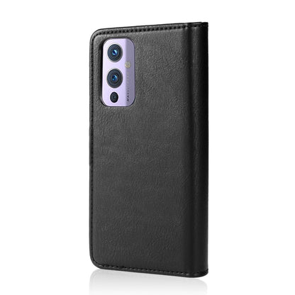 For OnePlus 9 DG.MING Crazy Horse Texture Flip Detachable Magnetic Leather Case with Holder & Card Slots & Wallet(Black) - OnePlus Cases by DG.MING | Online Shopping UK | buy2fix