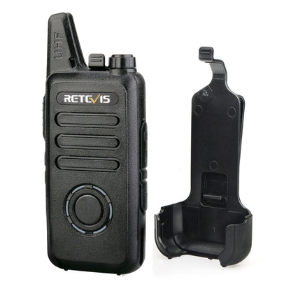 1 Pair RETEVIS RT22S US Frequency 22CHS FRS License-free Two Way Radio Handheld Walkie Talkie, US Plug(Black) - Handheld Walkie Talkie by RETEVIS | Online Shopping UK | buy2fix