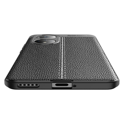For Honor 50 Litchi Texture TPU Shockproof Case(Black) - Mobile Accessories by buy2fix | Online Shopping UK | buy2fix