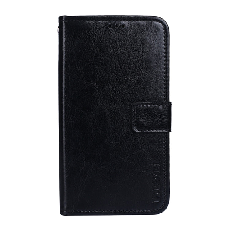 For Wiko Power U10 idewei Crazy Horse Texture Horizontal Flip Leather Case with Holder & Card Slots & Wallet(Black) - Wiko by idewei | Online Shopping UK | buy2fix