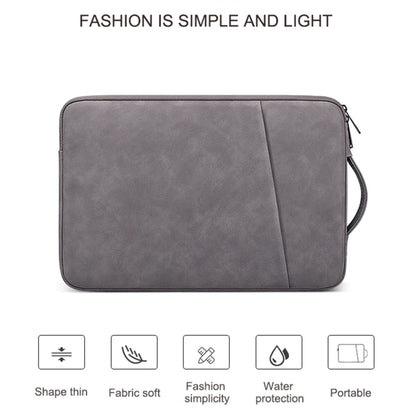 ND08 Sheepskin Notebook Iner Bag, Size:14.1-15.4 inch(Elegant Gray) - 14.1 inch by buy2fix | Online Shopping UK | buy2fix