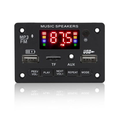 JX-809BT Car 12V Audio MP3 Player Decoder Board FM Radio USB, with Bluetooth / Remote Control / Recording - In Car by buy2fix | Online Shopping UK | buy2fix