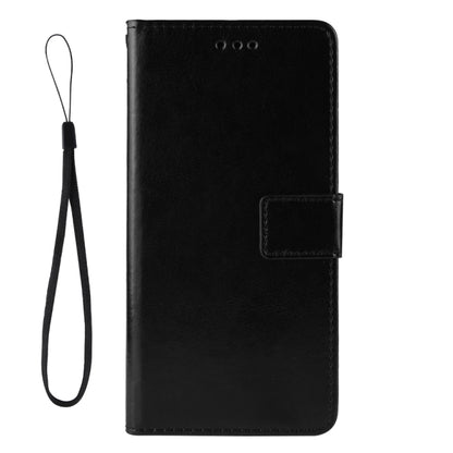 For vivo Y72 5G / iQOO Z3 Crazy Horse Texture Horizontal Flip Leather Case with Holder & Card Slots & Lanyard(Black) - OPPO Cases by buy2fix | Online Shopping UK | buy2fix