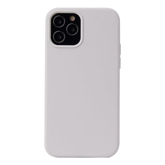 For iPhone 13 Pro Max Solid Color Liquid Silicone Shockproof Protective Case (White) - iPhone 13 Pro Max Cases by buy2fix | Online Shopping UK | buy2fix