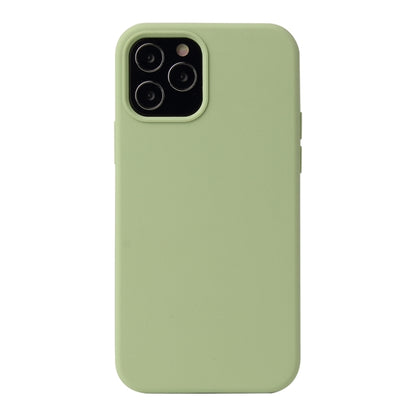 For iPhone 13 Pro Max Solid Color Liquid Silicone Shockproof Protective Case (Matcha Green) - iPhone 13 Pro Max Cases by buy2fix | Online Shopping UK | buy2fix