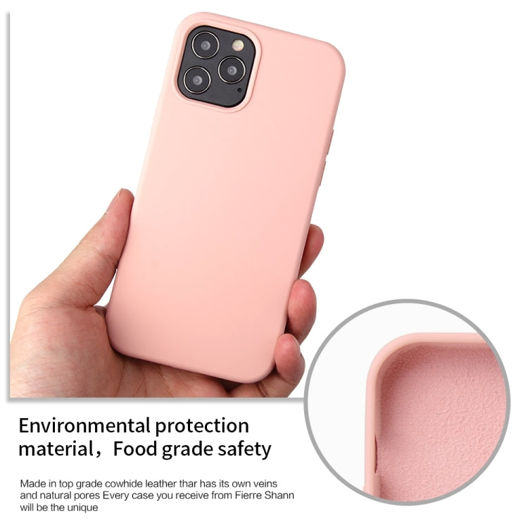 For iPhone 13 Pro Max Solid Color Liquid Silicone Shockproof Protective Case (Sakura Pink) - iPhone 13 Pro Max Cases by buy2fix | Online Shopping UK | buy2fix