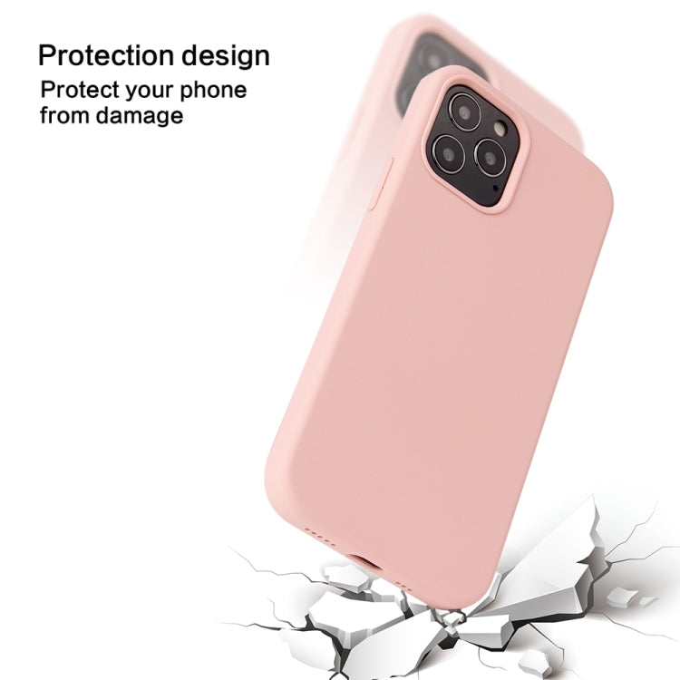 For iPhone 13 Pro Max Solid Color Liquid Silicone Shockproof Protective Case (Matcha Green) - iPhone 13 Pro Max Cases by buy2fix | Online Shopping UK | buy2fix