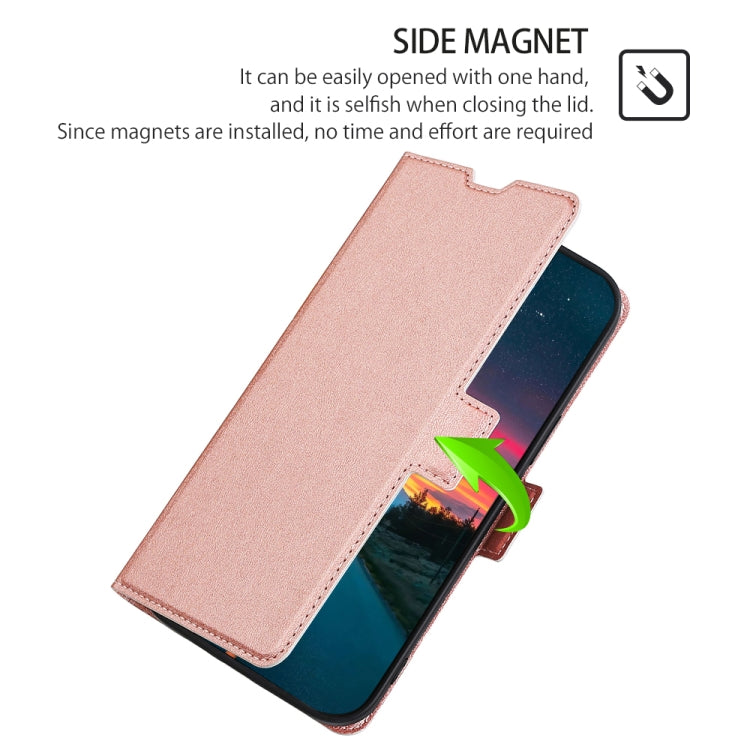 Ultra-thin Voltage Side Buckle PU + TPU Horizontal Flip Leather Case with Holder & Card Slot For iPhone 11 Pro Max(Rose Gold) - iPhone 11 Pro Max Cases by buy2fix | Online Shopping UK | buy2fix