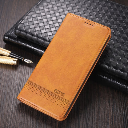 For Honor 50 AZNS Magnetic Calf Texture Horizontal Flip Leather Case with Card Slots & Holder & Wallet(Light Brown) - Honor Cases by AZNS | Online Shopping UK | buy2fix