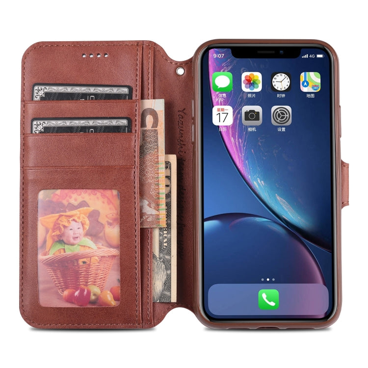 For iPhone 11 Pro AZNS Calf Texture Magnetic Horizontal Flip PU Leather Case with Holder & Card Slots & Photo Frame(Black) - iPhone 11 Pro Cases by AZNS | Online Shopping UK | buy2fix