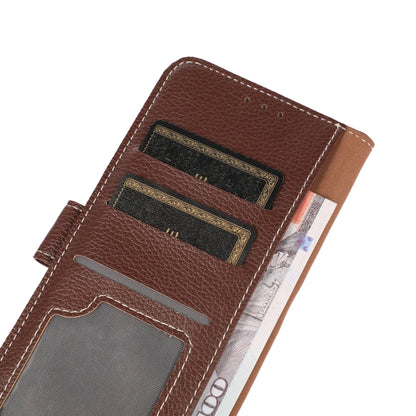 For Motorola Moto G30 / G20 / G10 4G Litchi Texture PU + TPU Horizontal Flip Leather Case with Holder & Card Slots & Wallet(Brown) - Motorola Cases by buy2fix | Online Shopping UK | buy2fix