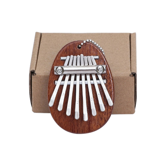 Mini 8 Tone Thumb Piano Kalimba Musical Instruments(Wood Egg) - Keyboard Instruments by buy2fix | Online Shopping UK | buy2fix