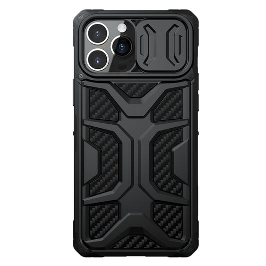 For iPhone 13 Pro Max NILLKIN Sliding Camera Cover Design Shockproof TPU + PC Protective Case (Black) - iPhone 13 Pro Max Cases by NILLKIN | Online Shopping UK | buy2fix