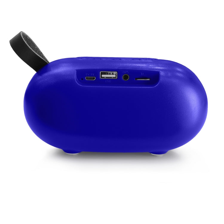 New Rixing NR-105 Mini TWS Metal Bluetooth Speaker Support Hands-free Call / FM(Blue) - Mini Speaker by New Rixing | Online Shopping UK | buy2fix