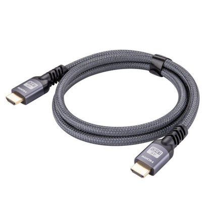 HDMI 2.0 Male to HDMI 2.0 Male 4K Ultra-HD Braided Adapter Cable, Cable Length:1.5m(Grey) - Cable by buy2fix | Online Shopping UK | buy2fix