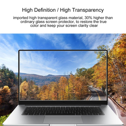 Laptop Screen HD Tempered Glass Protective Film For Huawei MateBook D 15 2020 15.6 inch - Computer & Networking by buy2fix | Online Shopping UK | buy2fix