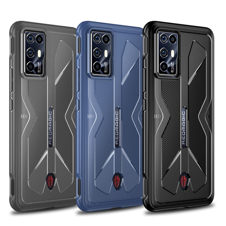 For ZTE nubia Red Magic 6R TPU Cooling Gaming Phone All-inclusive Shockproof Case(Black) - Mobile Accessories by buy2fix | Online Shopping UK | buy2fix
