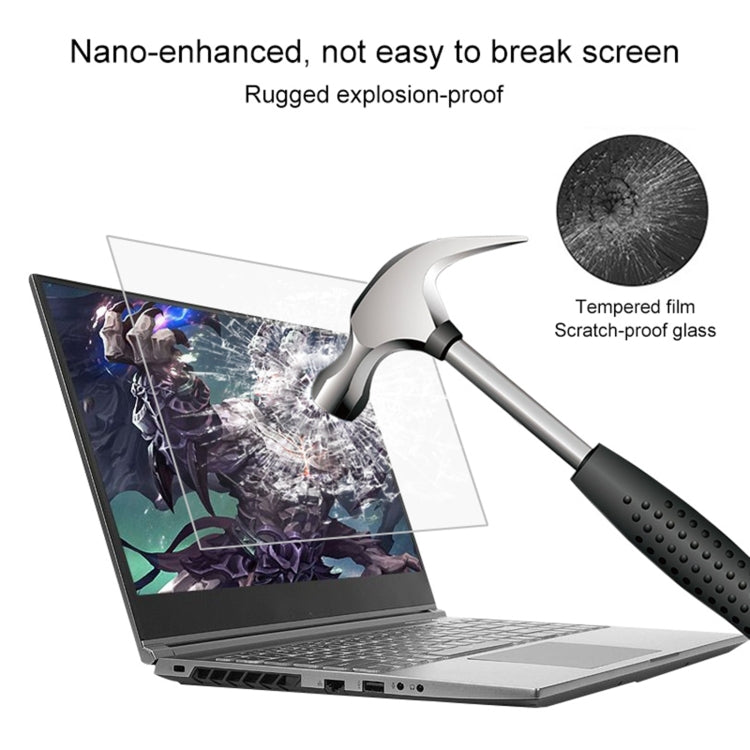 Laptop Screen HD Tempered Glass Protective Film For MECHREVO S1 Air 14 inch - Computer & Networking by buy2fix | Online Shopping UK | buy2fix