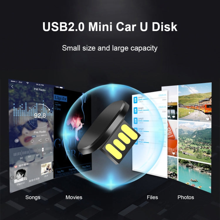 Car USB Interface Mini Metal U Disk, Capacity:64GB - USB Flash Drives by buy2fix | Online Shopping UK | buy2fix