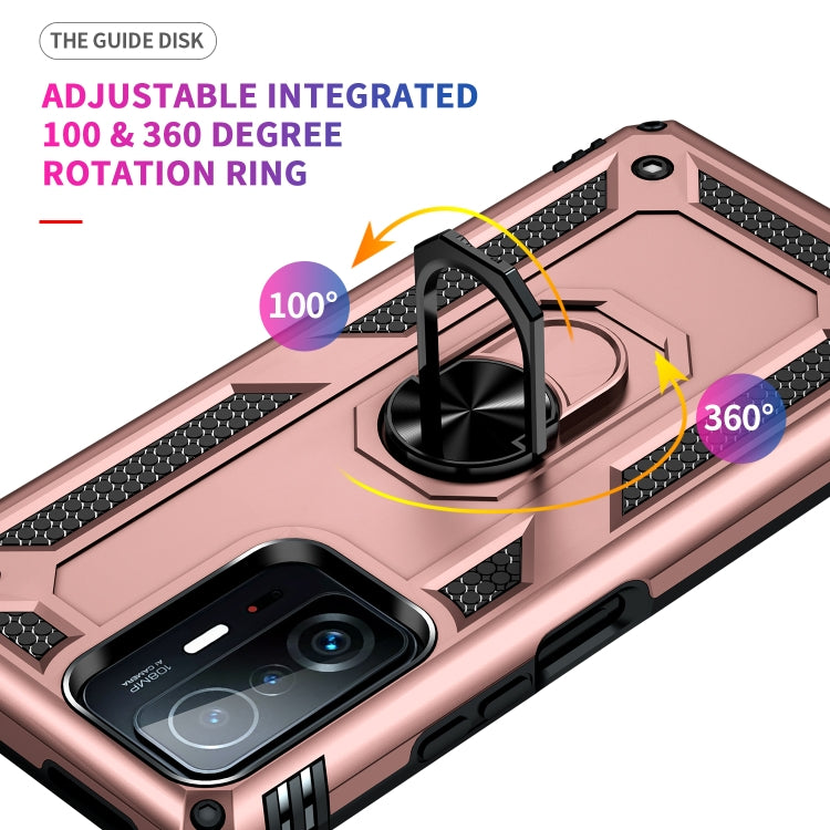 For Xiaomi 11T Pro Shockproof TPU + PC Phone Case(Rose Gold) - Xiaomi Accessories by buy2fix | Online Shopping UK | buy2fix