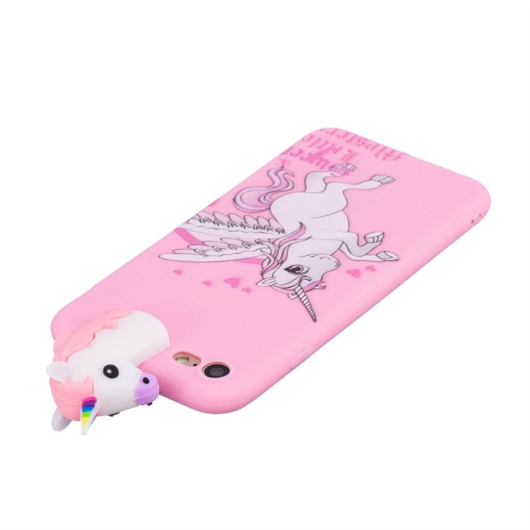 For iPhone 7 / 8 Shockproof Cartoon TPU Protective Case(Unicorn) - More iPhone Cases by buy2fix | Online Shopping UK | buy2fix