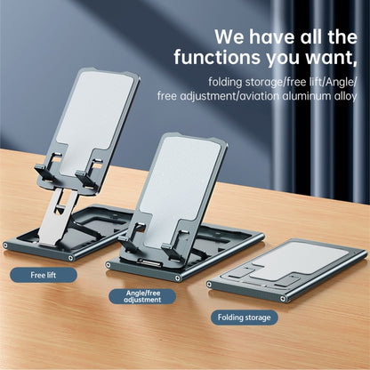 R-JUST HZ16 Slim Phone Desktop Holder(Dark Grey) - Desktop Holder by R-JUST | Online Shopping UK | buy2fix