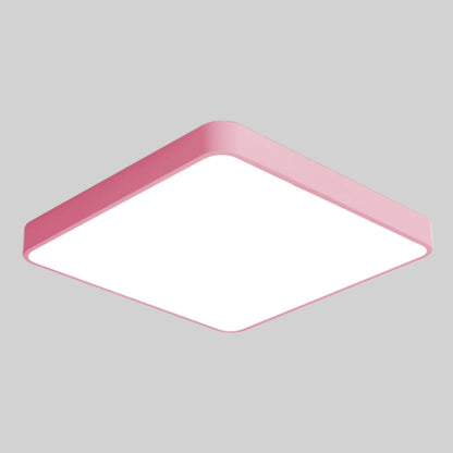 Macaron LED Square Ceiling Lamp, White Light, Size:60cm(Pink) - Hanging Light by buy2fix | Online Shopping UK | buy2fix