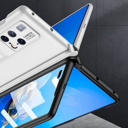 For Huawei Mate X2 GKK Ultra-thin Magnetic Hinge Flip Phone Case with Holder(Black) - Huawei Cases by GKK | Online Shopping UK | buy2fix