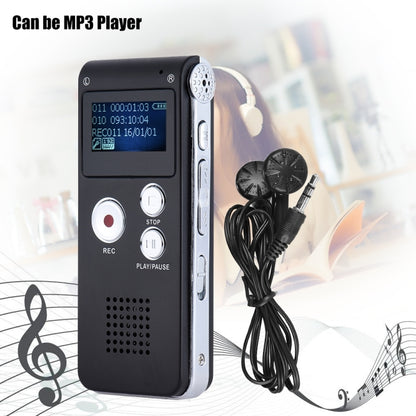 SK-012 32GB USB Dictaphone Digital Audio Voice Recorder with WAV MP3 Player VAR Function(Black) - Consumer Electronics by buy2fix | Online Shopping UK | buy2fix