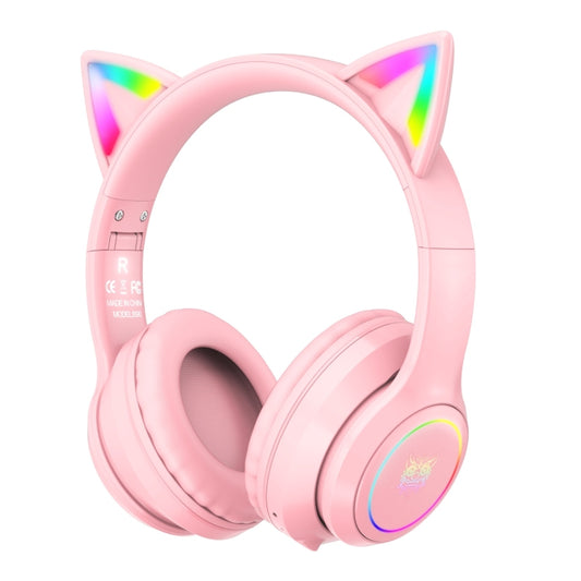 ONIKUMA B90 RGB Lighting Wireless Bluetooth Headphone (Pink) -  by ONIKUMA | Online Shopping UK | buy2fix