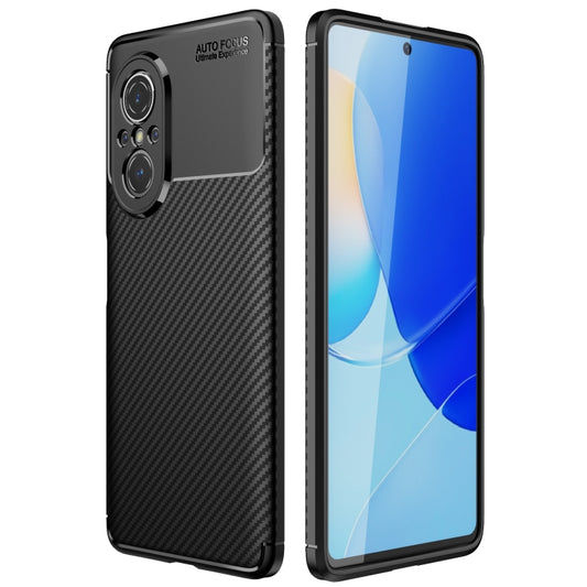 For Huawei nova 9 SE Carbon Fiber Texture Shockproof TPU Phone Case(Black) - Mobile Accessories by buy2fix | Online Shopping UK | buy2fix