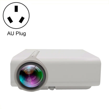 YG530 LED Small 1080P Wireless Screen Mirroring Projector, Power Plug:AU Plug(White) - Consumer Electronics by buy2fix | Online Shopping UK | buy2fix