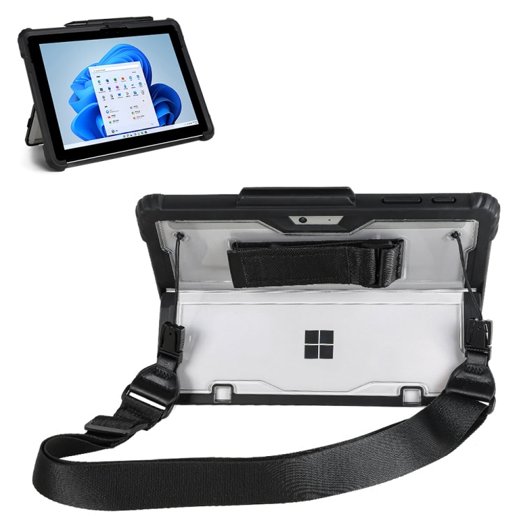 For MicroSoft Surface Pro 8 Acrylic Transparent Hand Shoulder Strap Laptop Case - Other by buy2fix | Online Shopping UK | buy2fix