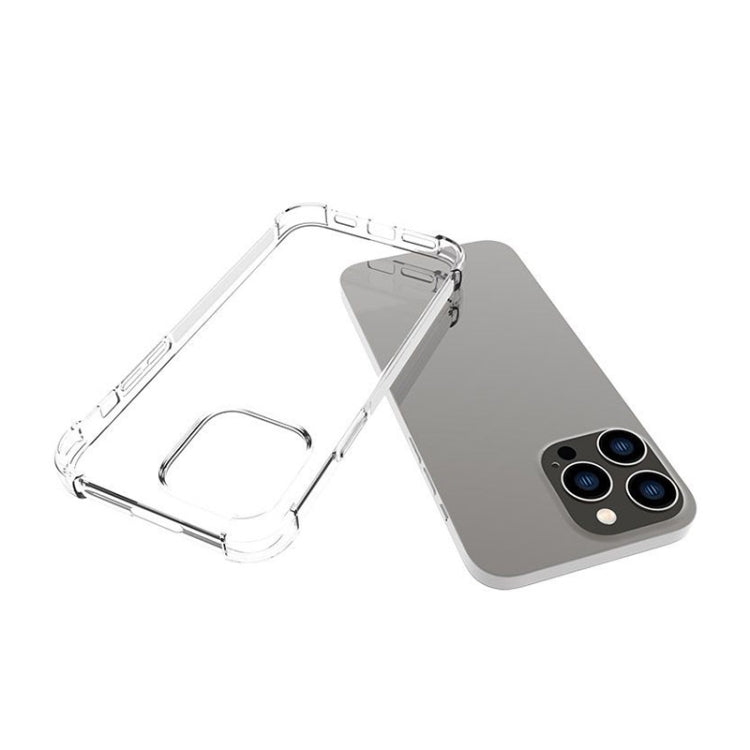 For iPhone 14 Pro Max Shockproof TPU Phone Case (Transparent) - iPhone 14 Pro Max Cases by buy2fix | Online Shopping UK | buy2fix