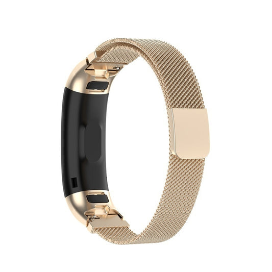 For  Huawei Band 3 & 4 Pro Milanese Strap(Champagne Gold) - Smart Wear by buy2fix | Online Shopping UK | buy2fix