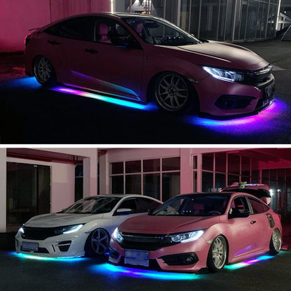 Car Modification Symphony Voice Control LED Chassis Lights, Specification:2 x 120cm + 2 x 150cm - In Car by buy2fix | Online Shopping UK | buy2fix